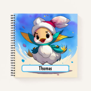 Carnet Oiseau Avec Personnalisable Avec Nametag