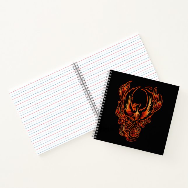 Carnet Oiseau De Feu (Intérieur)