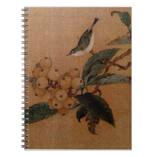Carnet Oiseau de montagne et loquats