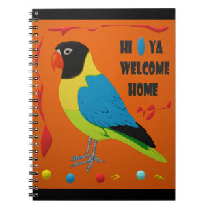 Carnet Oiseau de perroquet image art parfait
