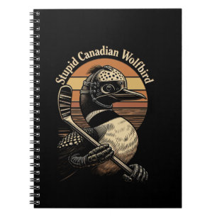 Carnet Oiseau loup canadien stupide