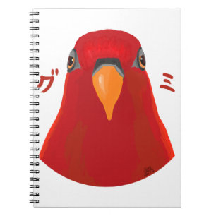 Carnet Oiseau rouge "GUMI"