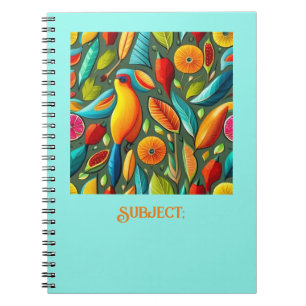 Carnet oiseau tropical