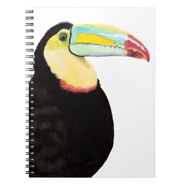 Carnet Oiseau tropical Toucan (Devant)