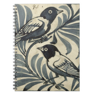Carnet Oiseaux bleus (la semaine sur le papier)