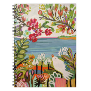 Carnet Oiseaux dans le jardin