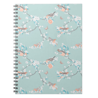 Carnet Oiseaux et fleurs