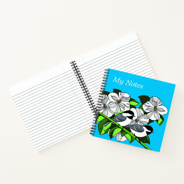 Carnet Oiseaux Et Fleurs (Intérieur)