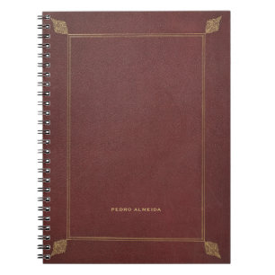 Carnet Old-fashioned vintage de nom de style de