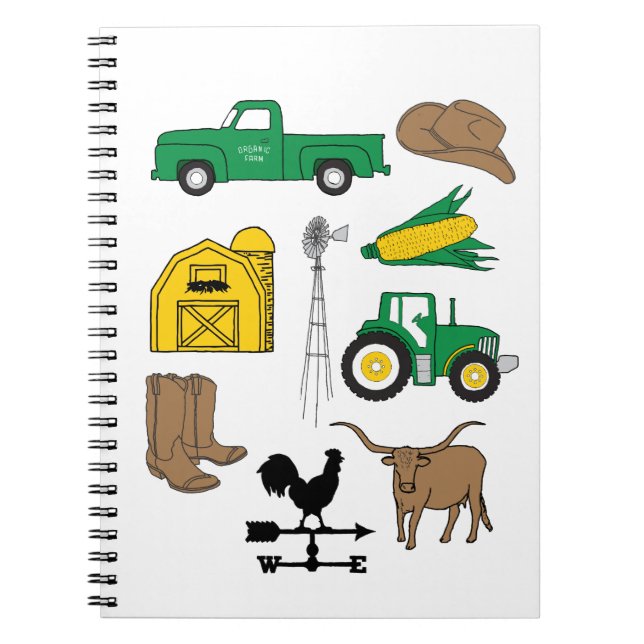 Carnet Old Macdonald a une ferme Ma vie agricole pour les (Devant)