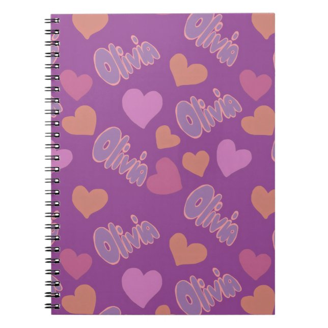 Carnet Olivia  (Devant)