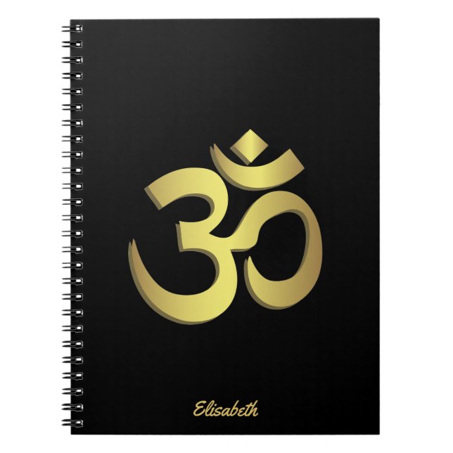 Carnet Om ( Aum ) Namaste yoga (Devant)
