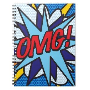 Carnet OMG Fun Retro Comic Book Pop Art