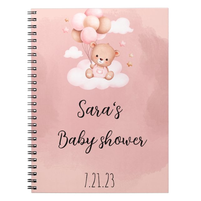 Carnet On peut attendre le Baby shower des filles (Devant)