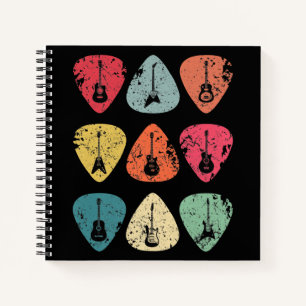 Carnet Onglet de guitare Retro Vintage pour Guitaristes B