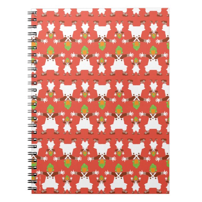 Carnet Oompa Loompa Motif dansant (Devant)