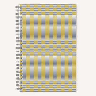 Carnet Or et argent (Checkers et Stripes)