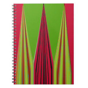 CARNET OR ROUGE VERT