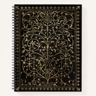 Carnet Or Vintage or noir