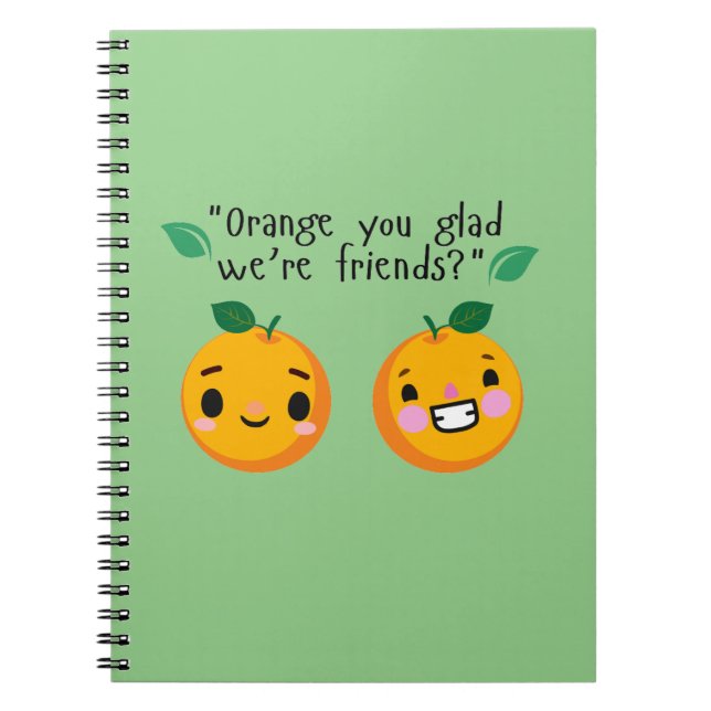 CARNET ORANGE QUOTE (Devant)