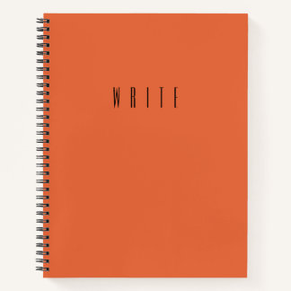 Carnet Orange Write