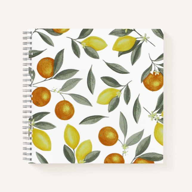 Carnet Oranges et citrons (Devant)
