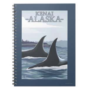 Carnet Orca Whales #1 - Kenai, Alaska