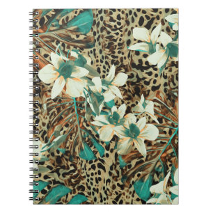 Carnet Orchidées Floral Aquarelle Illustration sans joint