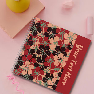 Carnet Ordinateur portable Carré à motifs floraux personn