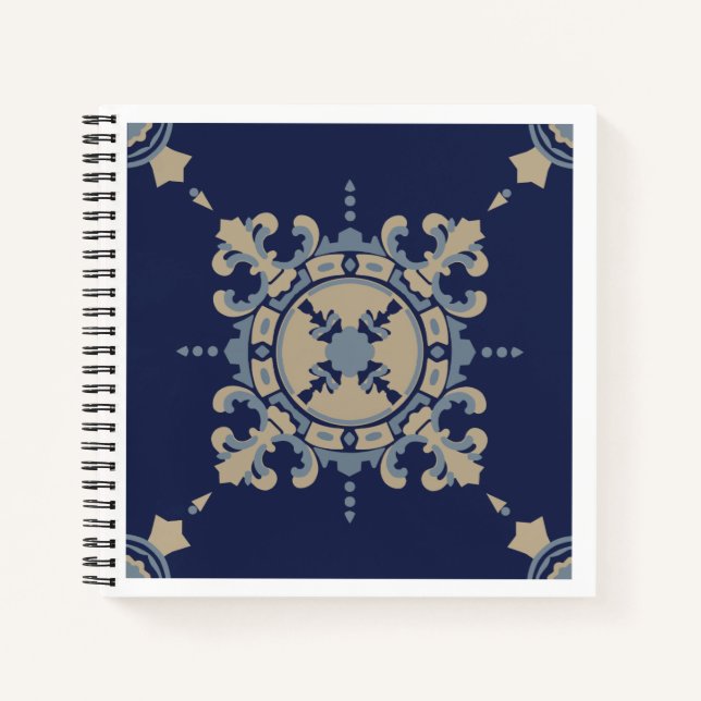 Carnet Ordinateur portable carré Spiral (Devant)