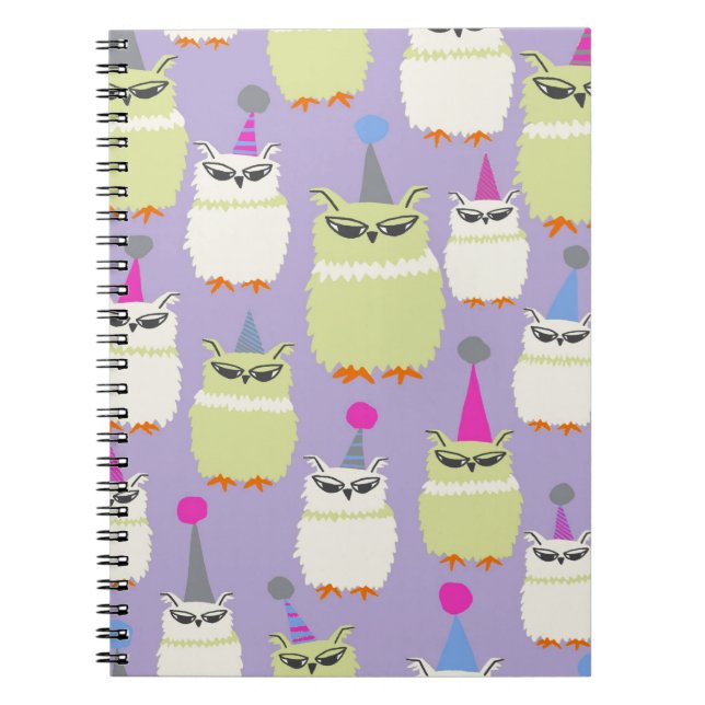 Carnet Ordinateur portable - Chouettes à cris de raisin ! (Devant)