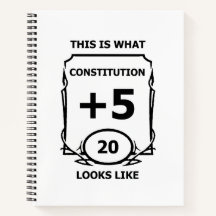 Ordinateur portable Constitution Dungeons and Drag