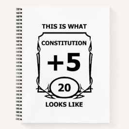 Carnet Ordinateur portable Constitution Dungeons and Drag