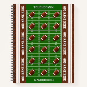 Carnet Ordinateur portable cool Personnalisé Football Fi