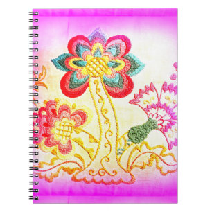Carnet Ordinateur portable de palmier de style hippie sup
