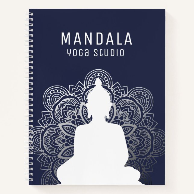 Carnet Ordinateur portable de professeur de yoga (Devant)