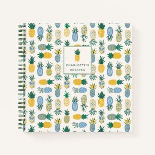 Carnet Ordinateur portable de recette personnalisée en a