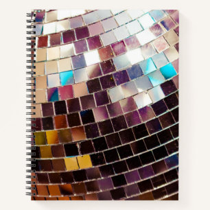 Carnet Ordinateur portable Disco Ball en miroir