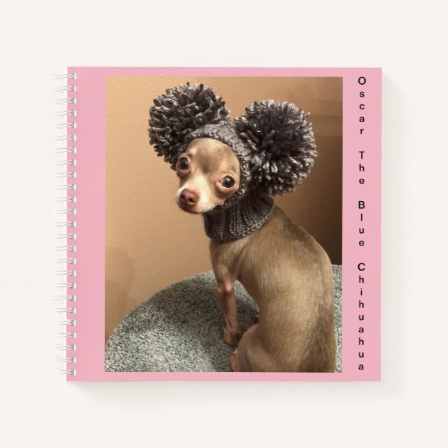 Carnet Ordinateur portable en spirale Chihuahua (Devant)