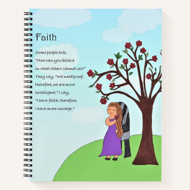 Carnet Ordinateur portable Faith (Devant)