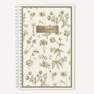 Carnet Ordinateur portable fleur sauvage Gardeners apicul