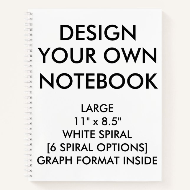 Carnet Ordinateur portable GRAPH personnalisé (Devant)