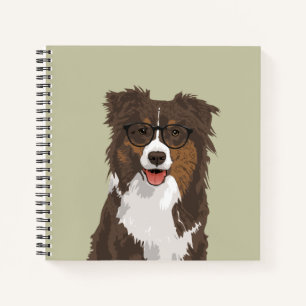 Carnet Ordinateur portable Hipster Australian Shepherd'un