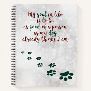 Carnet Ordinateur portable Inspiration Sagesse Chien