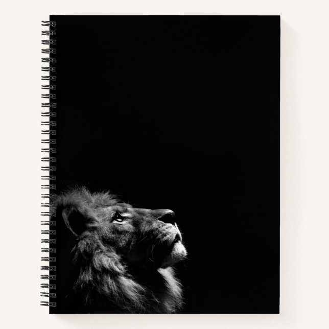 Carnet ordinateur portable lion (Devant)