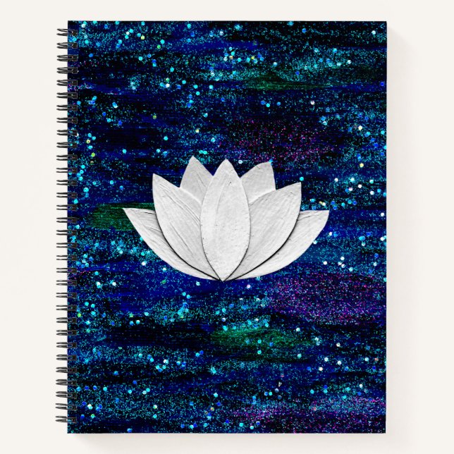 Carnet Ordinateur portable Lotus Flower Galaxy (Devant)