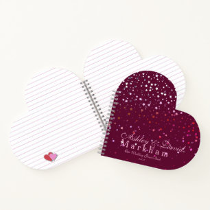 Carnet Ordinateur portable Mariage Petite Berry Stars