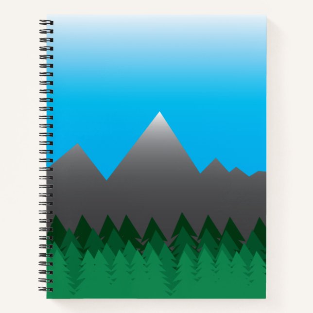 Carnet Ordinateur portable Mountainscape (Devant)