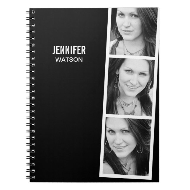 Carnet Ordinateur portable personnalisé Photo Booth (Devant)