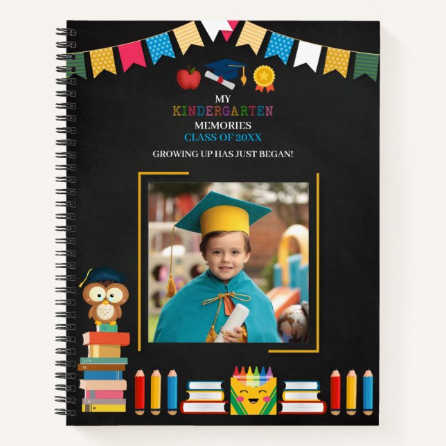 Carnet Ordinateur portable photo de la maternelle (Devant)